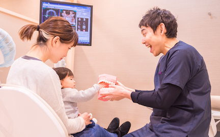 フッ素塗布で虫歯に強い歯に